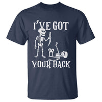 Funny I Got Your Back T Shirt Halloween Skeleton Skull - Wonder Print Shop