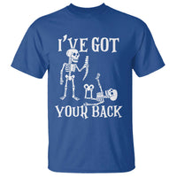 Funny I Got Your Back T Shirt Halloween Skeleton Skull - Wonder Print Shop
