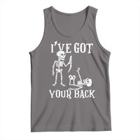 Funny I Got Your Back Tank Top Halloween Skeleton Skull - Wonder Print Shop