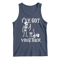 Funny I Got Your Back Tank Top Halloween Skeleton Skull - Wonder Print Shop