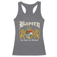 Bavarian German Pride Racerback Tank Top Bayern Ein Volk Ein Konig