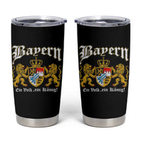 Bavarian German Pride Tumbler Cup Bayern Ein Volk Ein Konig
