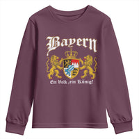 Bavarian German Pride Youth Sweatshirt Bayern Ein Volk Ein Konig