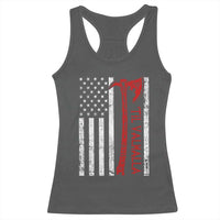Viking Til Valhalla Racerback Tank Top Norse Mythology Axe USA Flag - Wonder Print Shop