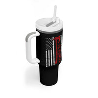 Viking Til Valhalla Tumbler With Handle Norse Mythology Axe USA Flag - Wonder Print Shop