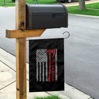 Viking Til Valhalla Garden Flag Norse Mythology Axe Celtic Knot USA Flag - Wonder Print Shop