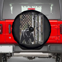 Bear Bowhunting Bow Archery Vintage Camo American Flag Spare Tire Cover - Wonder Print Shop