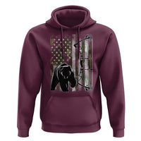 Bear Bowhunting Bow Archery Vintage Camo American Flag Hoodie - Wonder Print Shop
