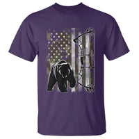 Bear Bowhunting Bow Archery Vintage Camo American Flag T Shirt - Wonder Print Shop