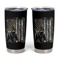 Bear Bowhunting Bow Archery Vintage Camo American Flag Tumbler Cup - Wonder Print Shop