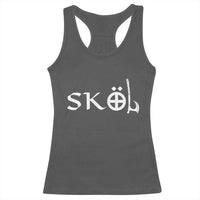 Skol Viking Heritage Axe Nordic Scandinavian Warrior Racerback Tank Top - Wonder Print Shop