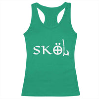 Skol Viking Heritage Axe Nordic Scandinavian Warrior Racerback Tank Top - Wonder Print Shop