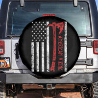 American Viking Spare Tire Cover Norse Mythology Axe USA Flag - Wonder Print Shop