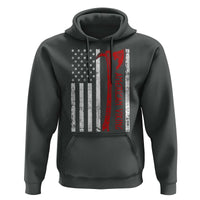 American Viking Hoodie Norse Mythology Axe USA Flag - Wonder Print Shop