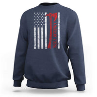 American Viking Sweatshirt Norse Mythology Axe USA Flag - Wonder Print Shop
