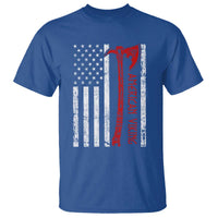 American Viking T Shirt Norse Mythology Axe USA Flag - Wonder Print Shop