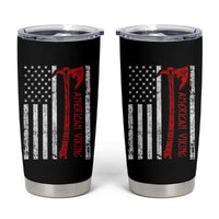 American Viking Tumbler Cup Norse Mythology Axe USA Flag - Wonder Print Shop