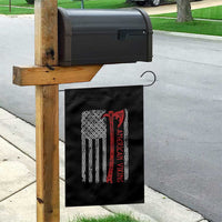 American Viking Garden Flag Norse Mythology Axe Celtic Knot USA Flag - Wonder Print Shop
