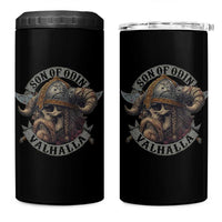 Son Of Odin Valhalla 4 in 1 Can Cooler Tumbler Nordic Norse Viking Warrior Skull - Wonder Print Shop