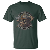 Son Of Odin Valhalla T Shirt Nordic Norse Viking Warrior Skull - Wonder Print Shop