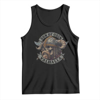 Son Of Odin Valhalla Tank Top Nordic Norse Viking Warrior Skull - Wonder Print Shop
