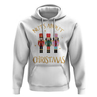 Funny Xmas Nutcracker Hoodie Nuts About Christmas Snowflake