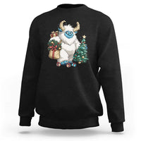 Funny Yule Yeti Sweatshirt Christmas Mythical Creature Winter Solstice - Wonder Print Shop