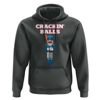 Funny Nutcracker Baseball Hoodie Crackin' Balls Baseball Players