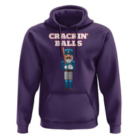 Funny Nutcracker Baseball Hoodie Crackin' Balls Baseball Players