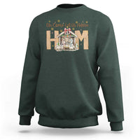 Oh Come Let Us Adore Him Sweatshirt Christian Christmas Nativity Scene - Wonder Print Shop