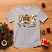 African American Christmas Nativity Scene T Shirt Joy To The World Afro Black Jesus - Wonder Print Shop