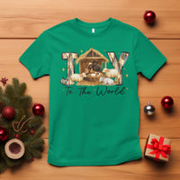 African American Christmas Nativity Scene T Shirt Joy To The World Afro Black Jesus - Wonder Print Shop