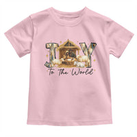 African American Christmas Nativity Scene Toddler T Shirt Joy To The World Afro Black Jesus - Wonder Print Shop