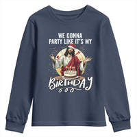 Funny Christian Christmas Birthday Youth Sweatshirt We Gonna Party Like It Is My Birthday - Wonder Print Shop