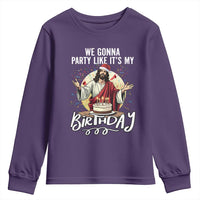 Funny Christian Christmas Birthday Youth Sweatshirt We Gonna Party Like It Is My Birthday - Wonder Print Shop