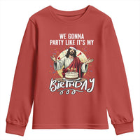 Funny Christian Christmas Birthday Youth Sweatshirt We Gonna Party Like It Is My Birthday - Wonder Print Shop