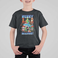 Funny Italian Brainrot Meme Christmas T Shirt For Kid Merry Brainrot Xmas Gen Alpha - Wonder Print Shop