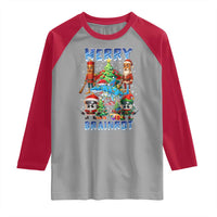 Funny Italian Brainrot Meme Christmas Raglan Shirt Merry Brainrot Xmas Gen Alpha - Wonder Print Shop