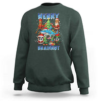 Funny Italian Brainrot Meme Christmas Sweatshirt Merry Brainrot Xmas Gen Alpha - Wonder Print Shop
