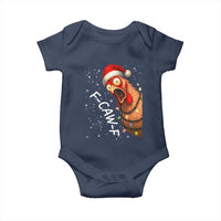 Funny F Caw F Chicken Christmas Baby Onesie Xmas Rooster Meme Santa Hat - Wonder Print Shop