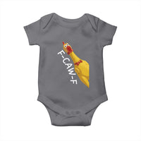 Funny F Caw F Chicken Toy Baby Onesie Poultry Humor - Wonder Print Shop