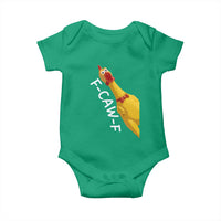 Funny F Caw F Chicken Toy Baby Onesie Poultry Humor - Wonder Print Shop