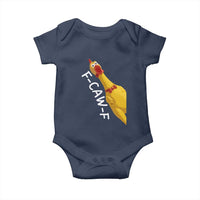 Funny F Caw F Chicken Toy Baby Onesie Poultry Humor - Wonder Print Shop