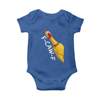 Funny F Caw F Chicken Toy Baby Onesie Poultry Humor - Wonder Print Shop