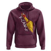 Funny F Caw F Chicken Toy Hoodie Poultry Humor - Wonder Print Shop