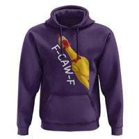 Funny F Caw F Chicken Toy Hoodie Poultry Humor - Wonder Print Shop