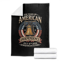 250 years Of America Independence Throw Blanket 250th American Anniversary Liberty Bell - Wonder Print Shop