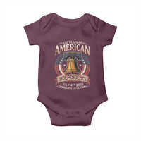 250 years Of America Independence Baby Onesie 250th American Anniversary Liberty Bell - Wonder Print Shop