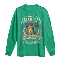 250 years Of America Independence Long Sleeve Shirt 250th American Anniversary Liberty Bell - Wonder Print Shop