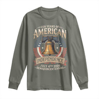 250 years Of America Independence Long Sleeve Shirt 250th American Anniversary Liberty Bell - Wonder Print Shop